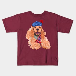 American Cocker Spaniel Kids T-Shirt